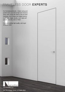 Insensation Frameless Door