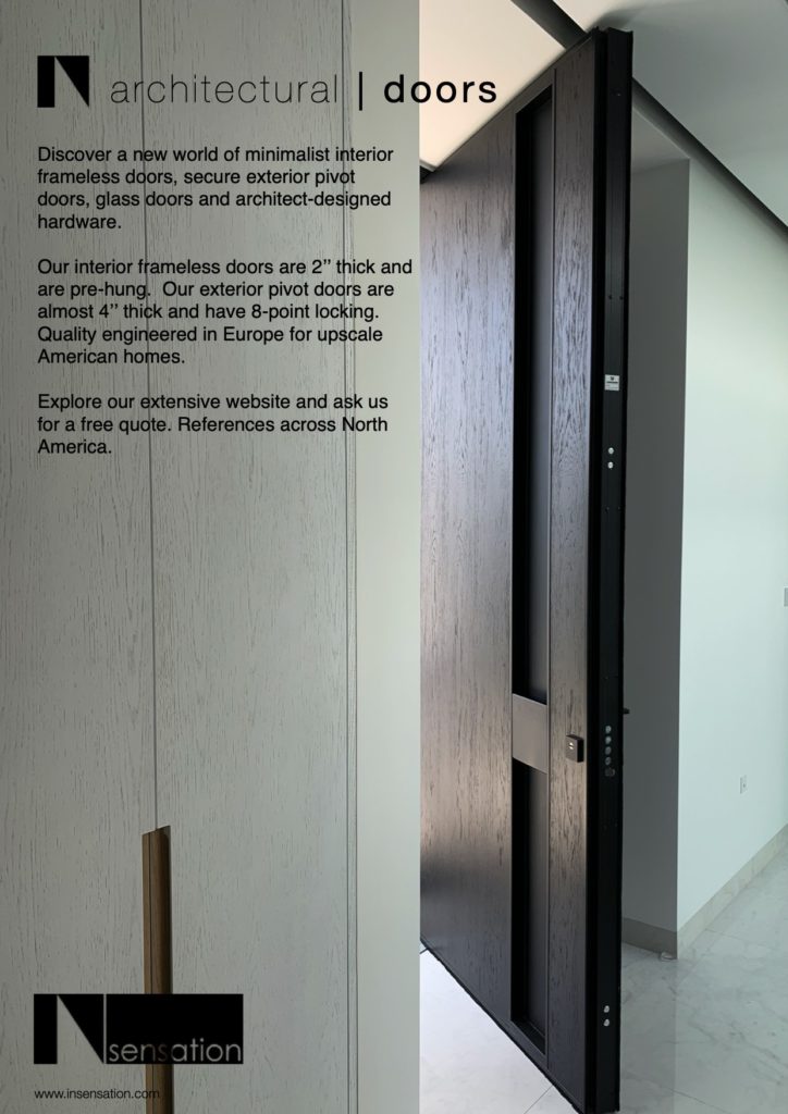 PARTERRE Pivot Entry Doors | Delivery USA, Canada, Europe | Security Doors | Entrance Doors | Entry Doors | Pivot Doors | High-End Architecture Doors | Pivot Entrance | Front Door | Modern Entrance